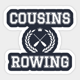 Cousins Rowing Sticker